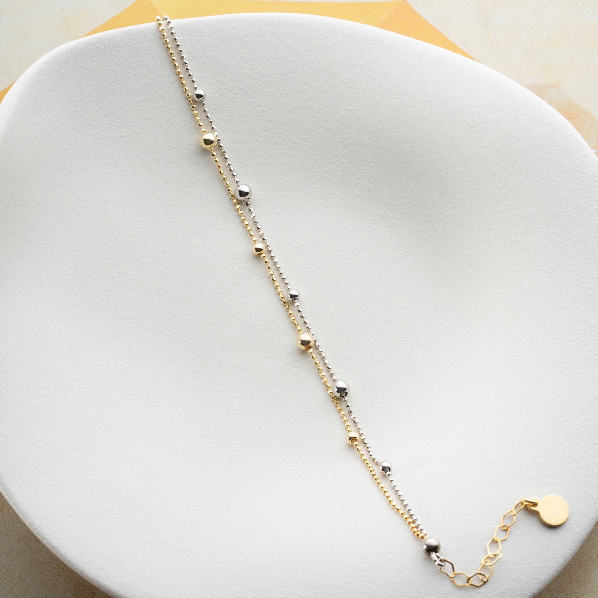 BICOLOR ARMBAND | 925 SILBER