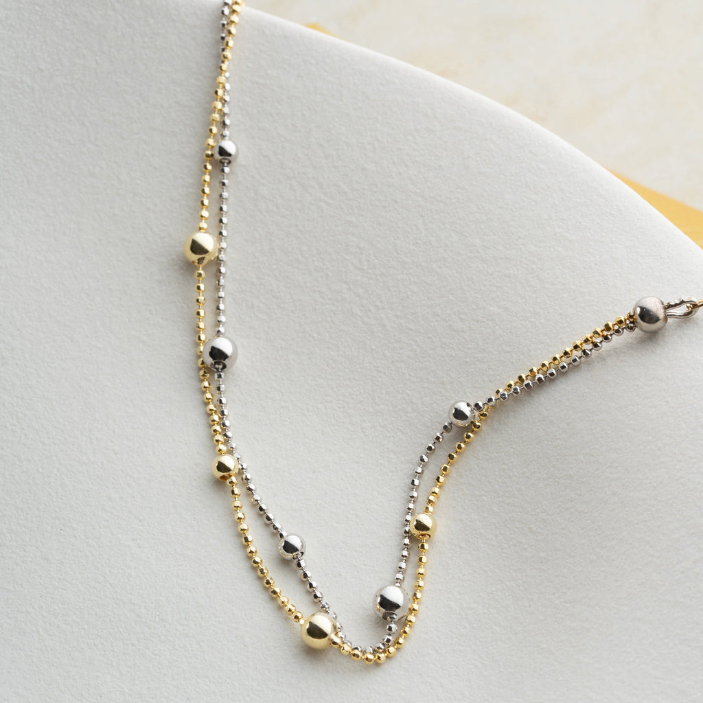 BICOLOR ARMBAND aus 925 Silber - Eleganter Armband - AURIME