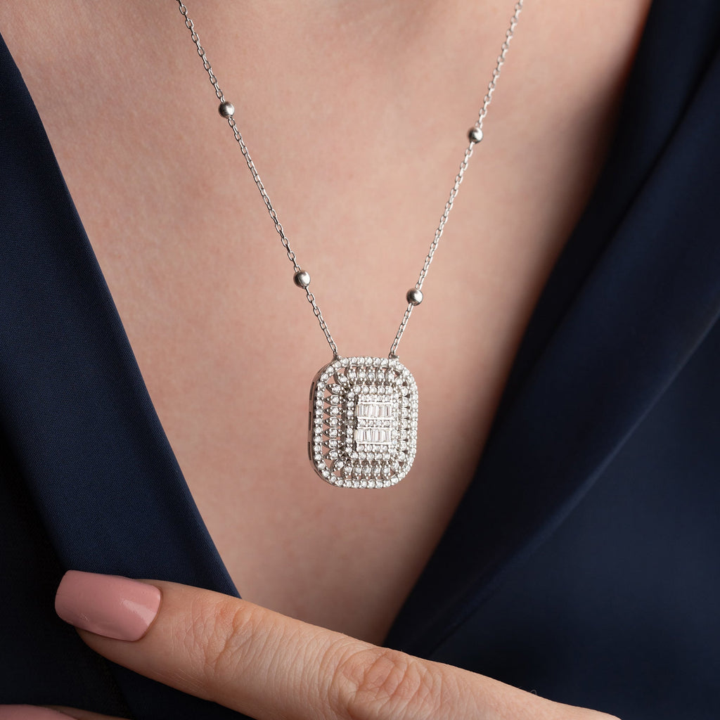 ATHENA HALSKETTE aus 925 Silber - Eleganter Halskette - AURIME