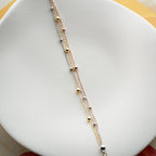 TRICOLOR ARMBAND aus 925 Silber - Eleganter Armband - AURIME