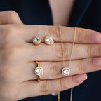 ONE STONE SET aus 925 Silber - Eleganter Schmuckset - AURIME