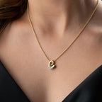 BUBBLE BUCHSTABENKETTE aus 925 Silber - Eleganter Halskette - AURIME