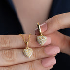 HERZ SET aus 925 Silber - Eleganter Schmuckset - AURIME