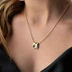 BUBBLE BUCHSTABENKETTE aus 925 Silber - Eleganter Halskette - AURIME