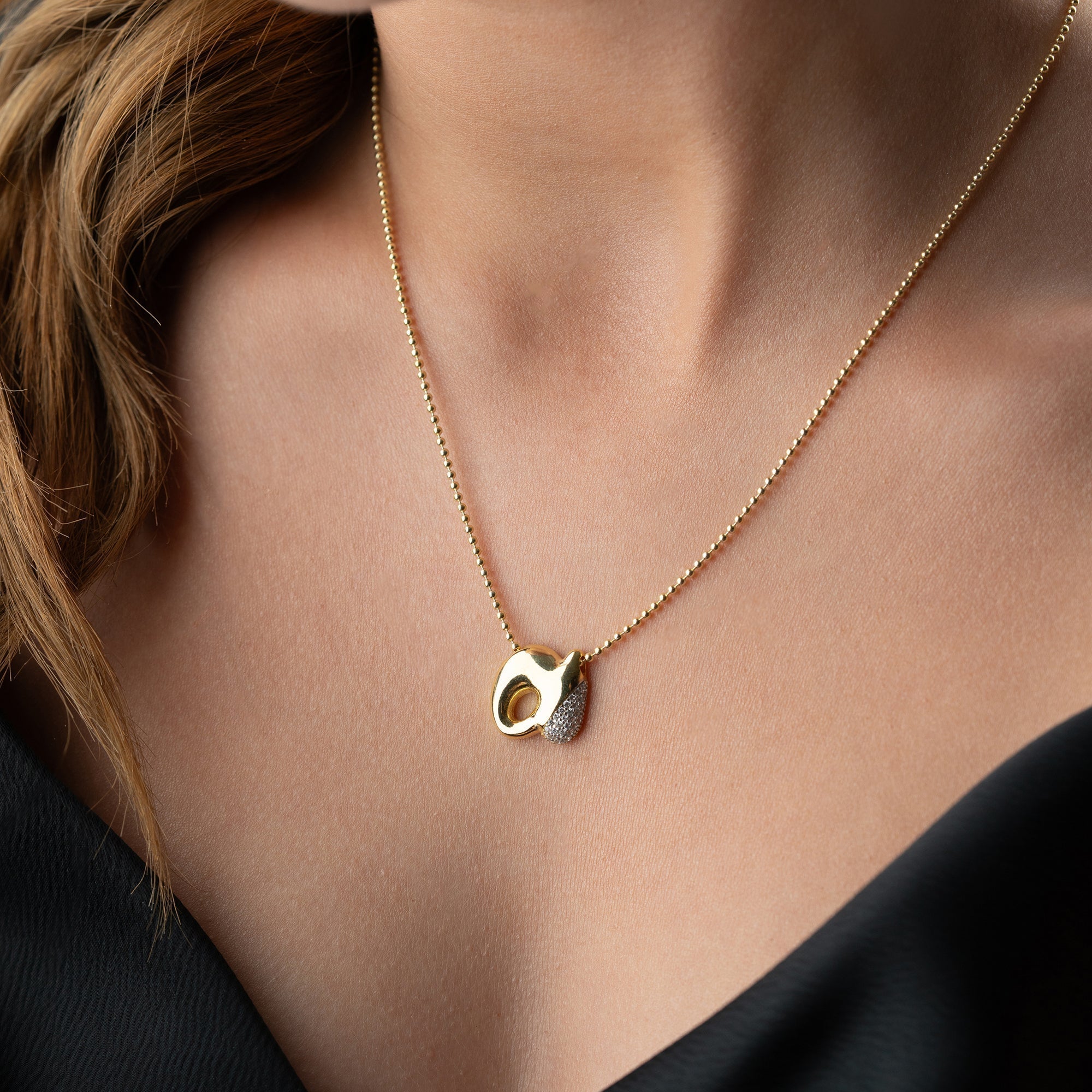 BUBBLE BUCHSTABENKETTE | 925 SILBER