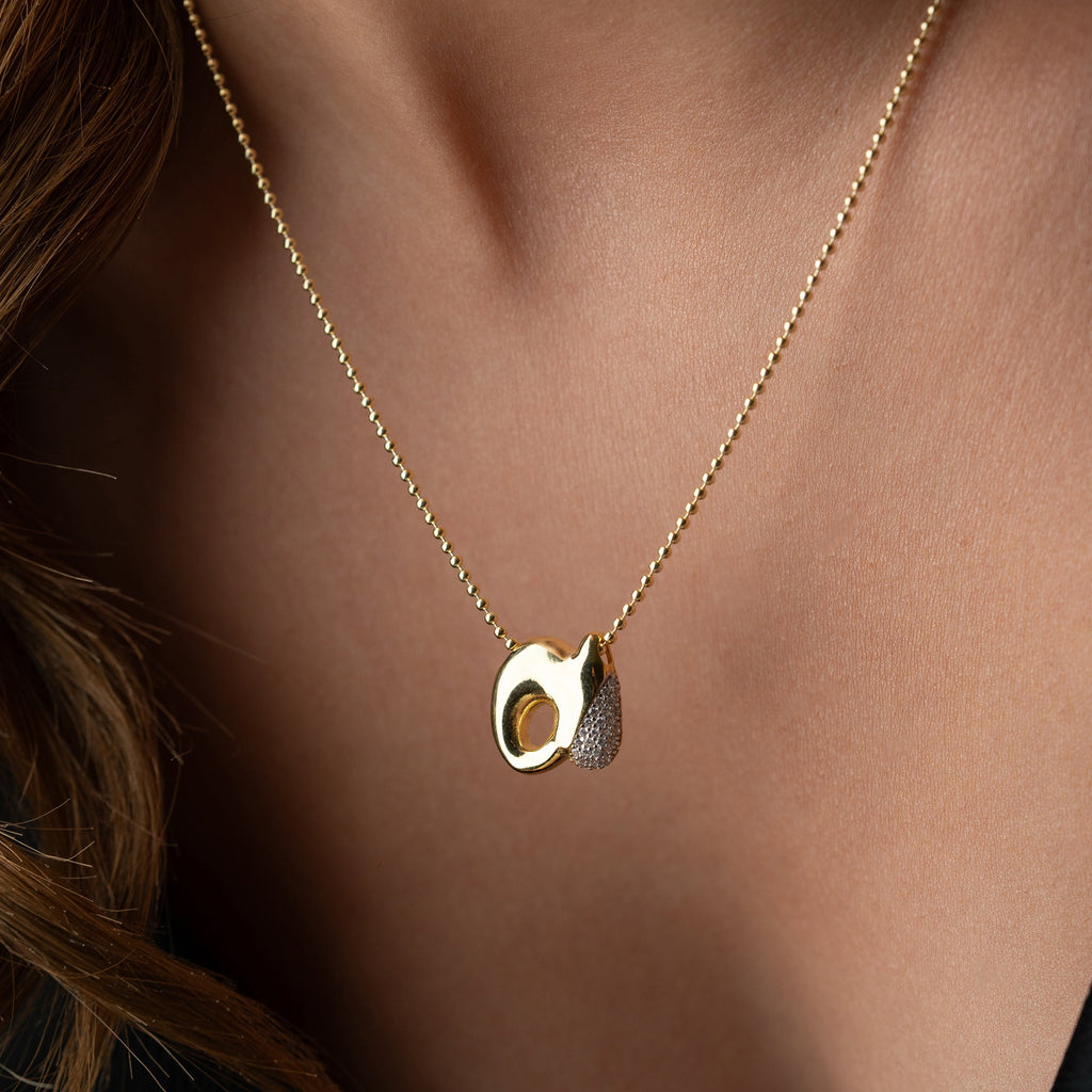 BUBBLE BUCHSTABENKETTE | 925 SILBER