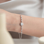 DROP STONE ARMBAND aus 925 Silber - Eleganter Armband - AURIME