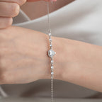 DROP STONE ARMBAND aus 925 Silber - Eleganter Armband - AURIME