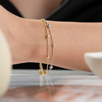 BICOLOR ARMBAND aus 925 Silber - Eleganter Armband - AURIME
