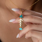 FISHBONE HALSKETTE | 925 SILBER