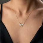 BUTTERFLY ZIRKONIA HALSKETTE II | 925 SILBER