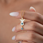 ANGEL NAZAR EYE HALSKETTE | 925 SILBER