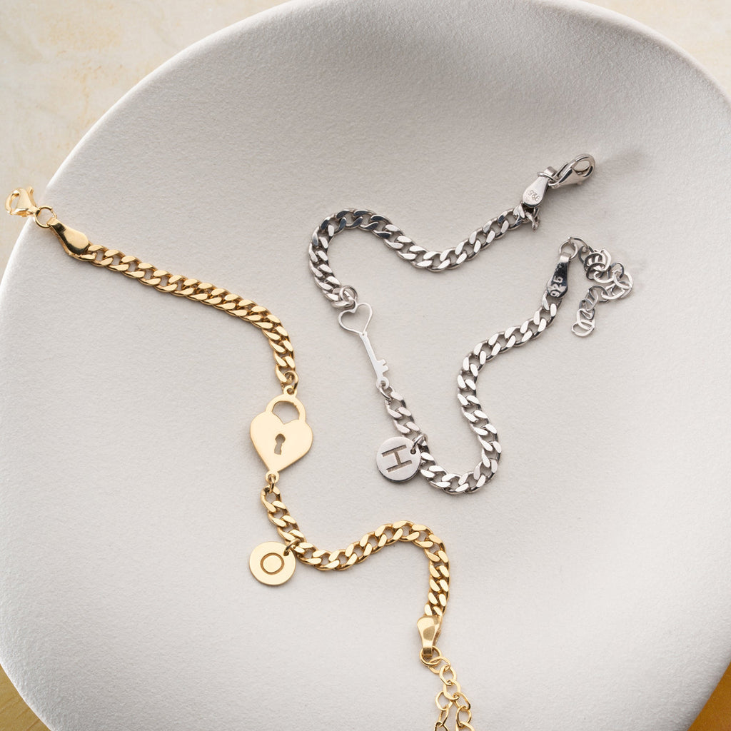 LOVE BUCHSTABEN ARMBÄNDER | 925 SILBER