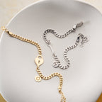 LOVE BUCHSTABEN ARMBÄNDER | 925 SILBER