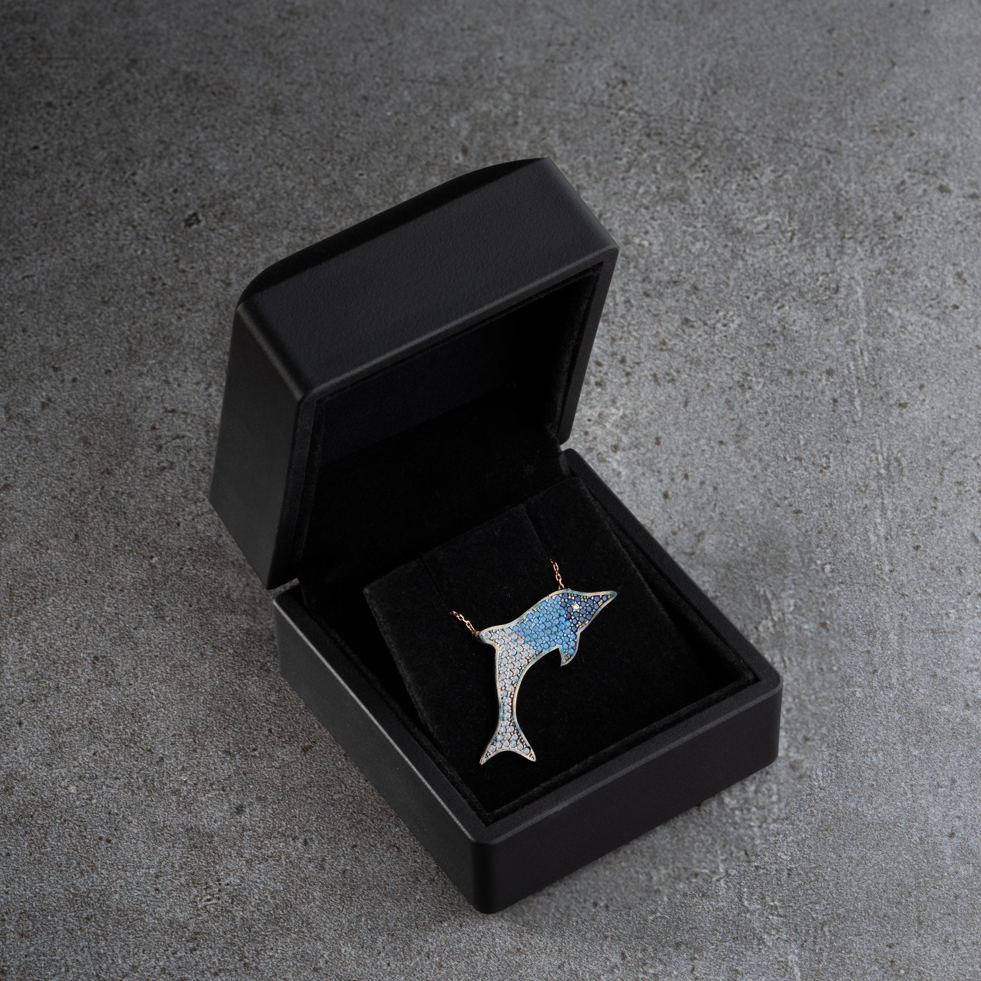 DOLPHIN HALSKETTE aus 925 Silber - Eleganter Halskette - AURIME