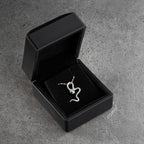 GRÜNE SNAKE HALSKETTE aus 925 Silber - Eleganter Halskette - AURIME