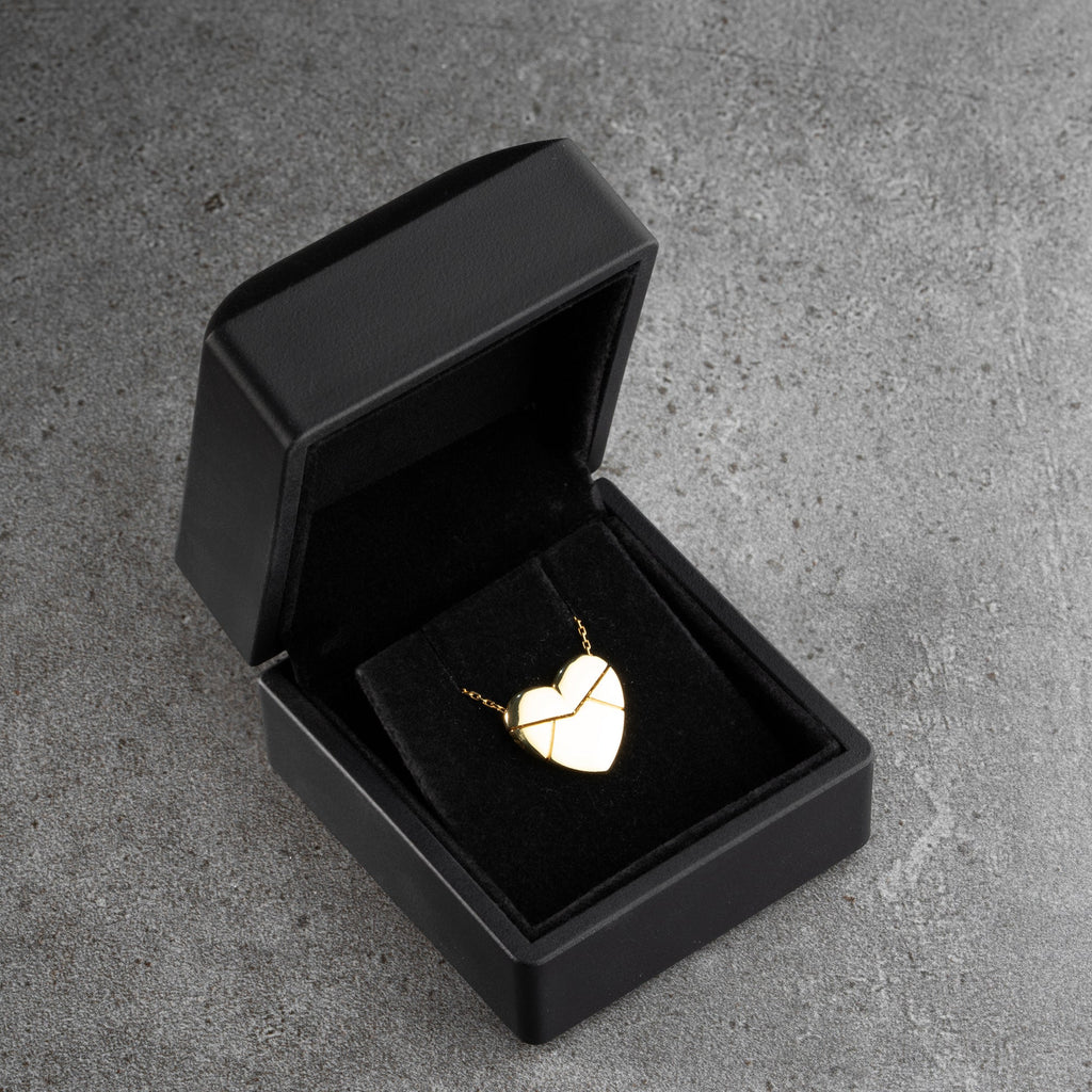 HERZ GRAVUR HALSKETTE | 925 SILBER