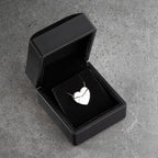 HERZ GRAVUR HALSKETTE aus 925 Silber - Eleganter Halskette - AURIME