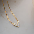 MINIMAL WEISSE HEART NECKLACE | 925 SILBER