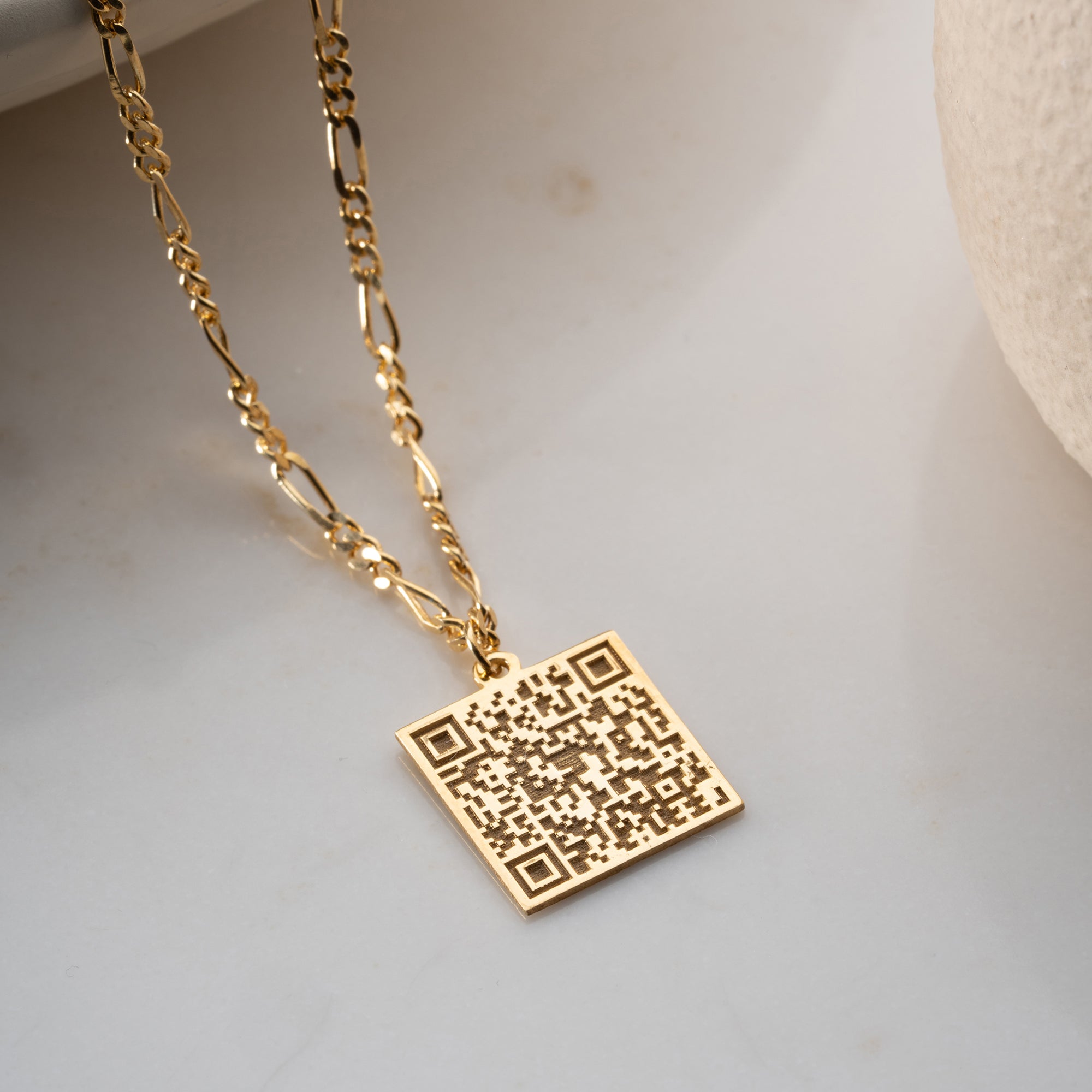 QR CODE FIGARO HALSKETTE | 925 SILBER