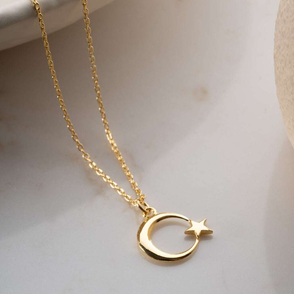 AYYILDIZ HALSKETTE aus 925 Silber - Eleganter Halskette - AURIME