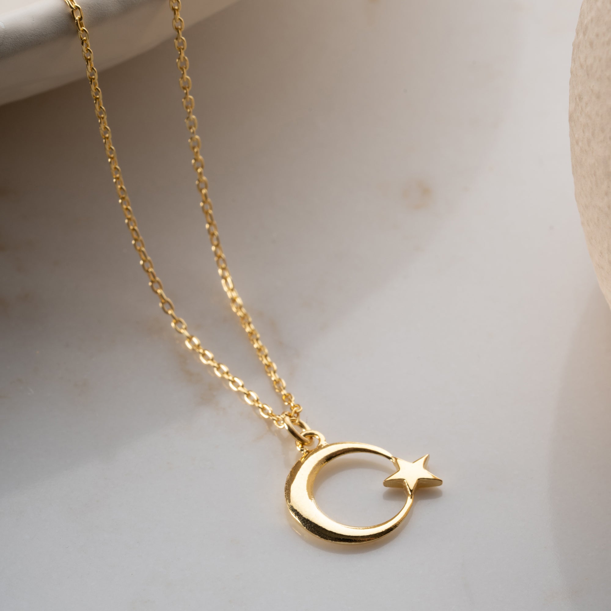 AYYILDIZ HALSKETTE aus 925 Silber - Eleganter Halskette - AURIME