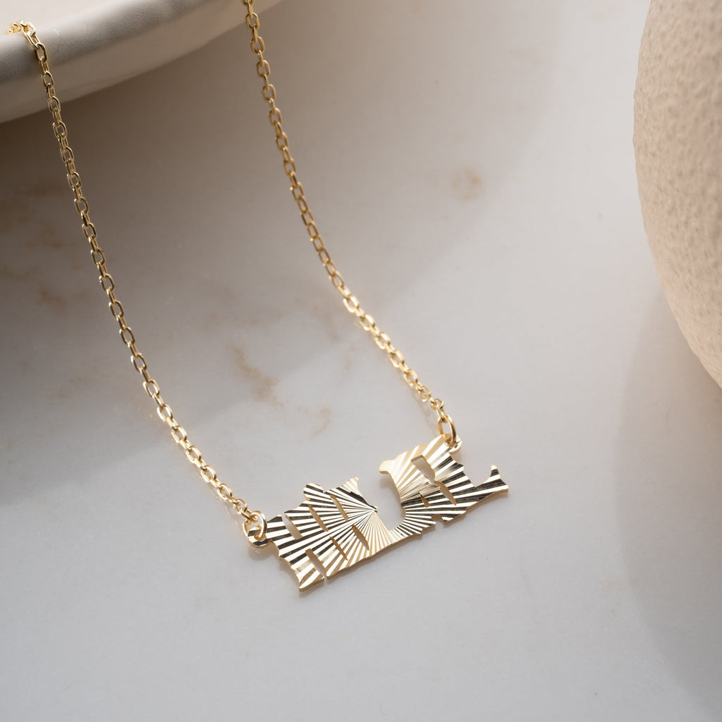 LIRIO NAMENSKETTE aus 925 Silber - Eleganter Halskette - AURIME