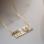 LIRIO NAMENSKETTE aus 925 Silber - Eleganter Halskette - AURIME