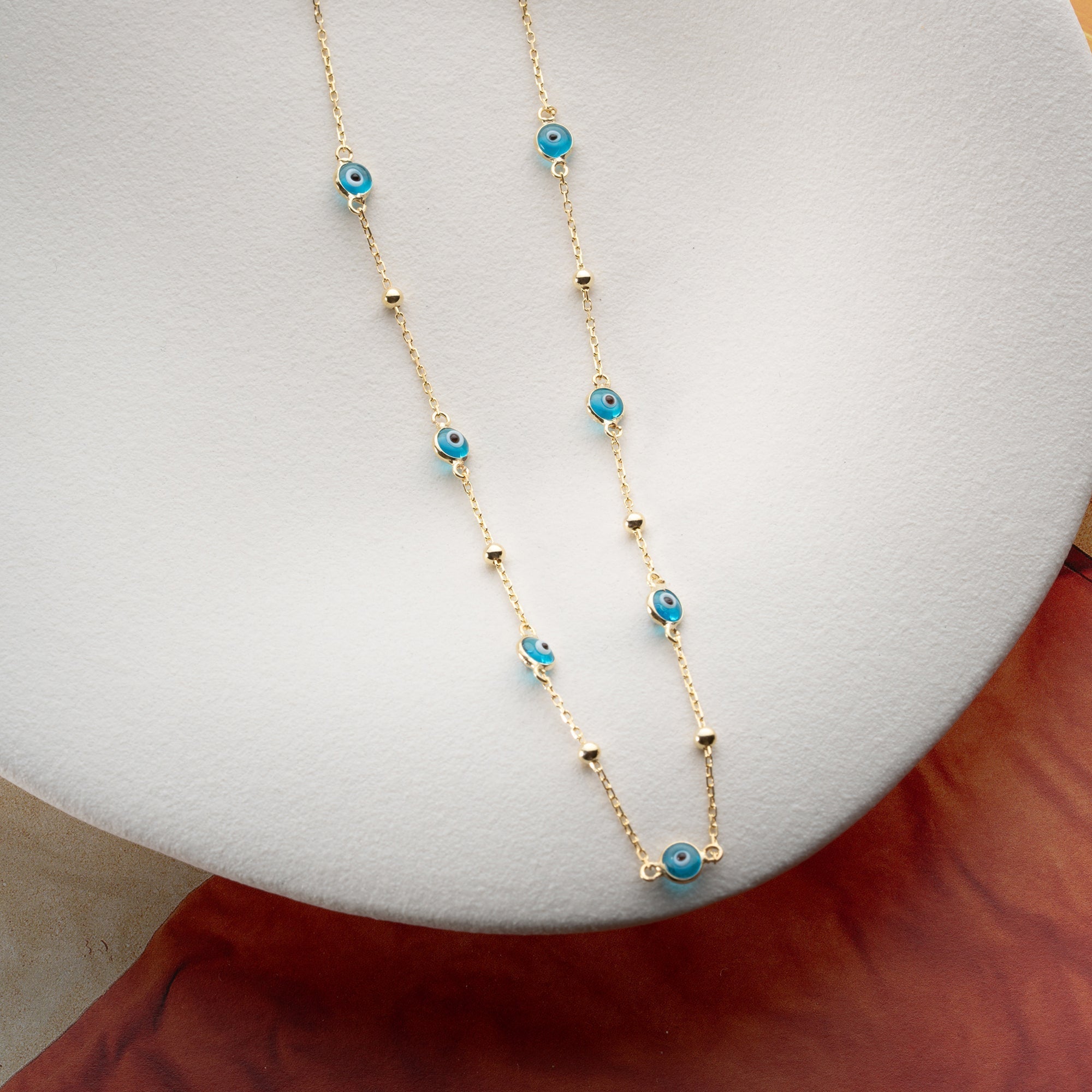 MIO NAZAR KETTE aus 925 Silber - Eleganter Halskette - AURIME