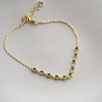 LIZI GREEN ARMBAND | 925 SILBER