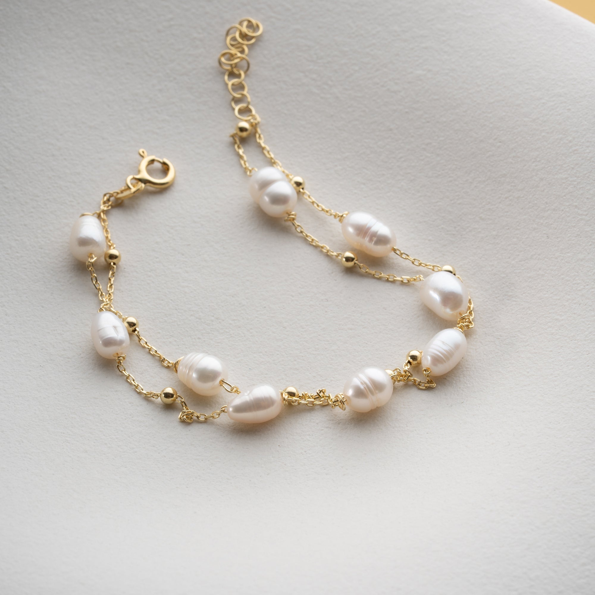 NIAA PEARL ARMBAND aus 925 Silber - Eleganter Armband - AURIME