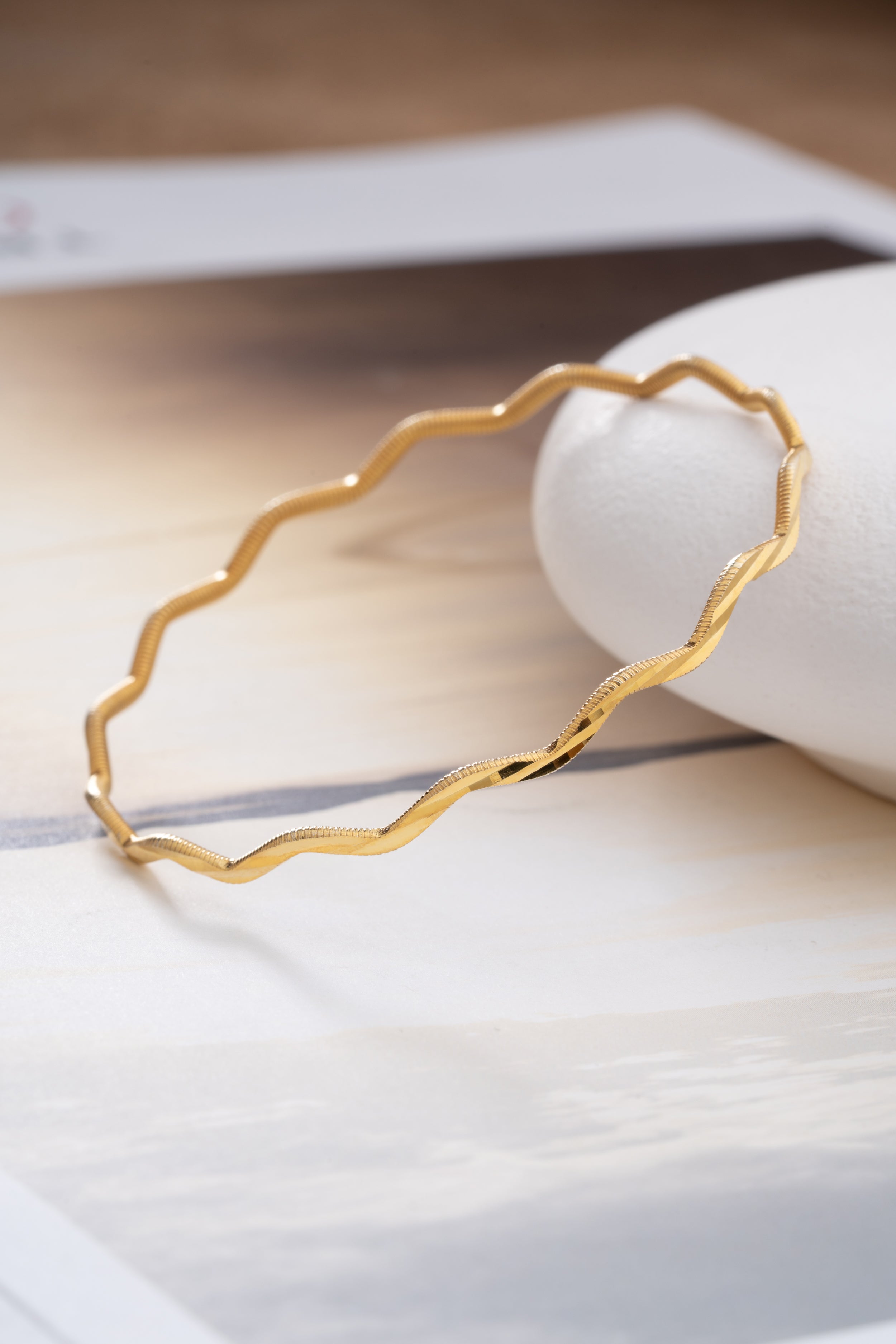 ZIKZAK AJDA ARMREIFEN aus 925 Silber - Hochwertiger Schmuck - AURIME