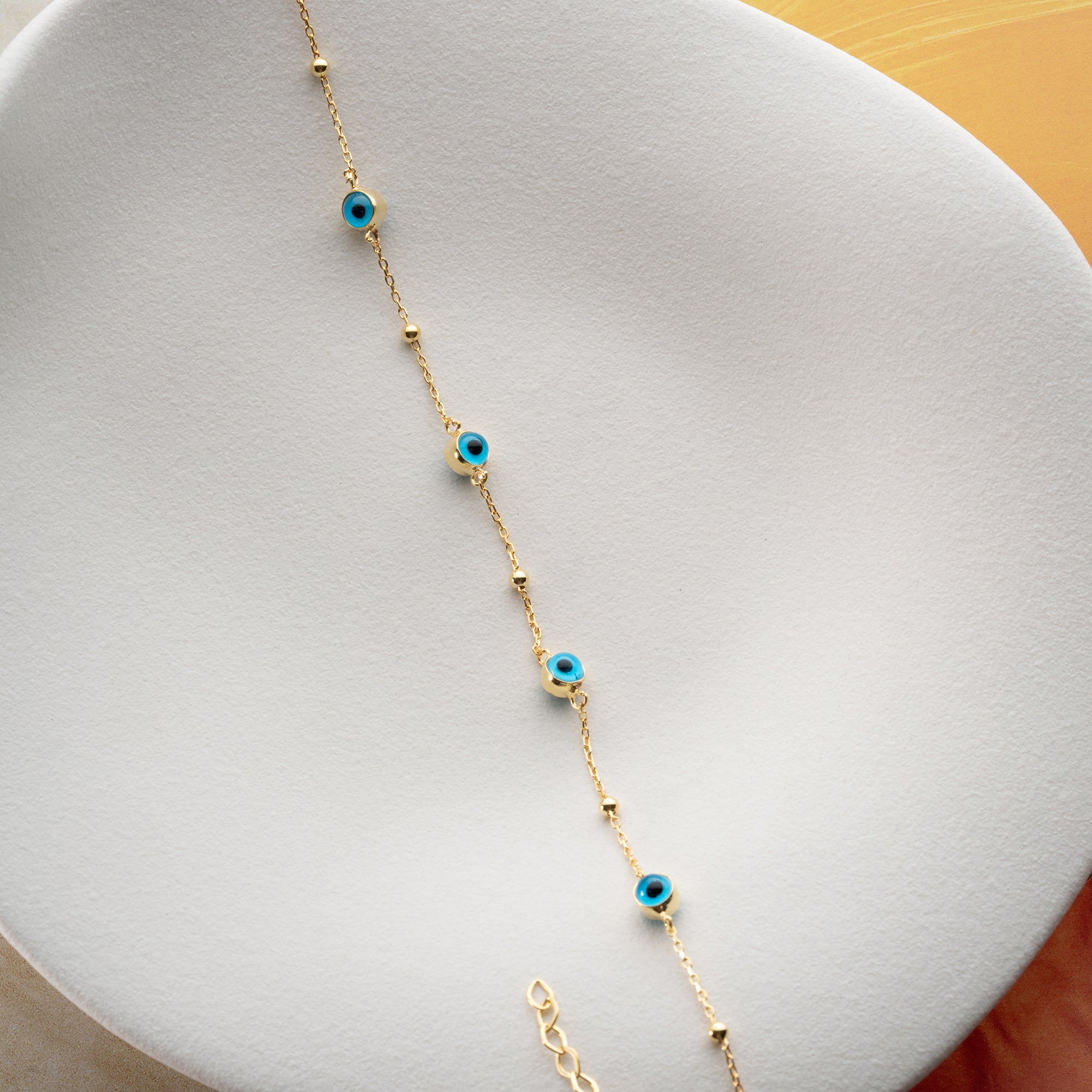 BULLET NAZAR ARMBAND aus 925 Silber - Eleganter Armband - AURIME