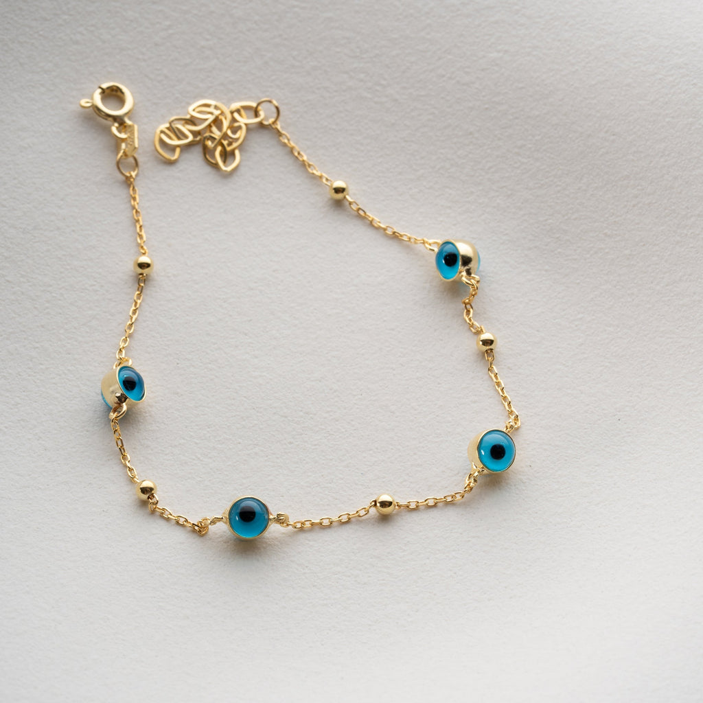 BULLET NAZAR ARMBAND aus 925 Silber - Eleganter Armband - AURIME