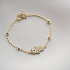 FATIMAS HAND DORIKA ARMBAND aus 925 Silber - Eleganter Armband - AURIME