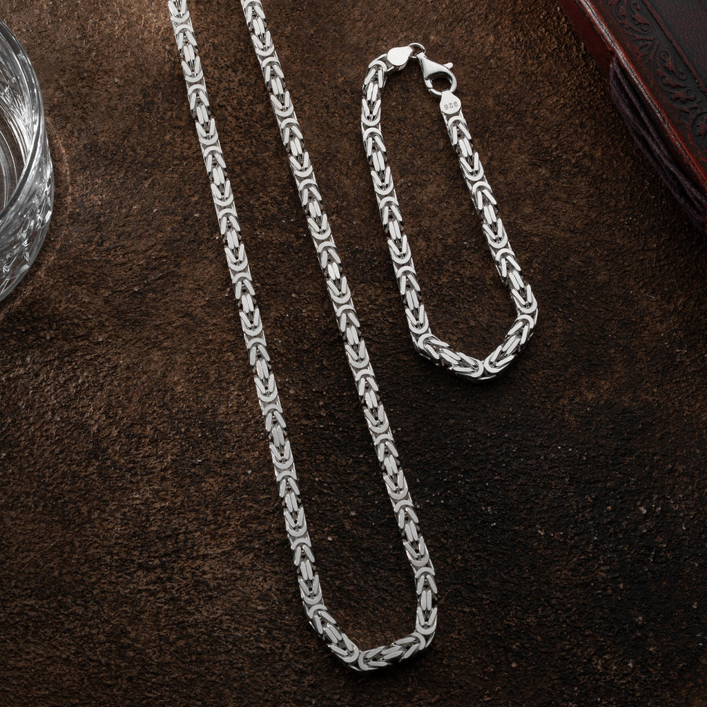 KÖNIGSKETTE SET 6 MM | 925 SILBER