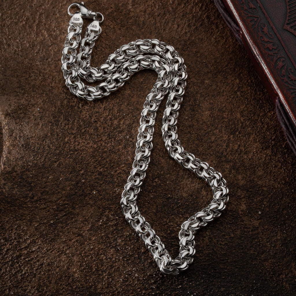 ANKER KETTE aus 925 Silber - Eleganter Halskette - AURIME