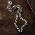 Silberne ANKER Kette aus 925er Silber von AURIME, detailreiche Kettenkette mit Ankeranhänger, elegantes Schmuckstück.