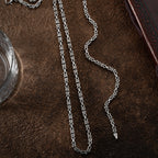 KÖNIGSKETTE 4 MM SET aus 925 Silber - Eleganter Halskette - AURIME