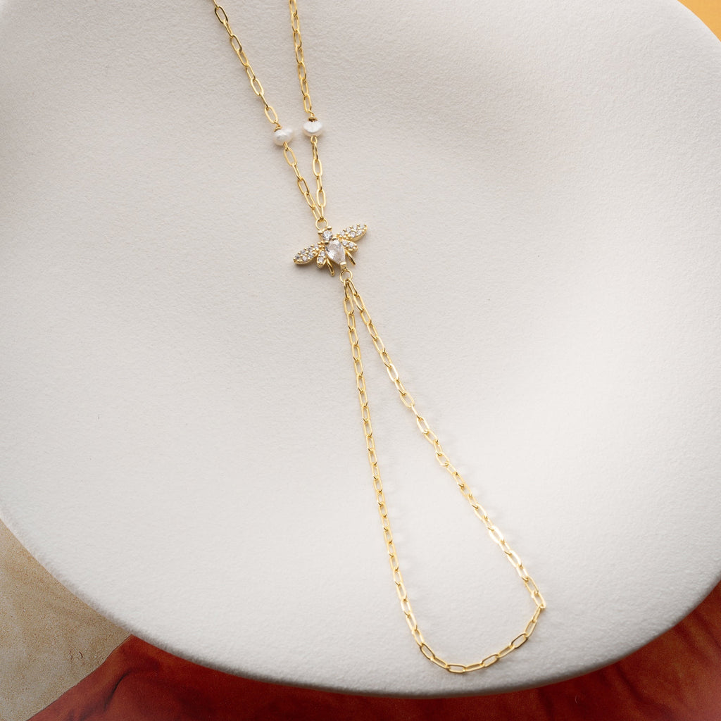 MIE PEARL HANDKETTE aus 925 Silber - Eleganter Halskette - AURIME