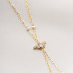 MIE PEARL HANDKETTE aus 925 Silber - Eleganter Halskette - AURIME