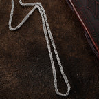 KÖNIGSKETTE MIT STRASSSTEIN aus 925 Silber - Eleganter Halskette - AURIME