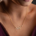 SCRIPT NAMENSKETTE | 925 SILBER