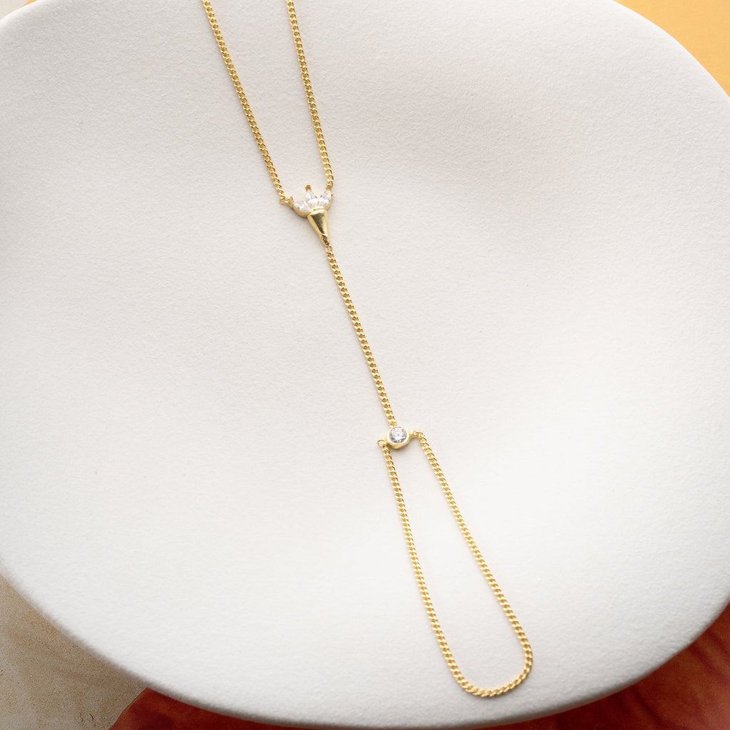 VIRI HANDKETTE aus 925 Silber - Eleganter Halskette - AURIME