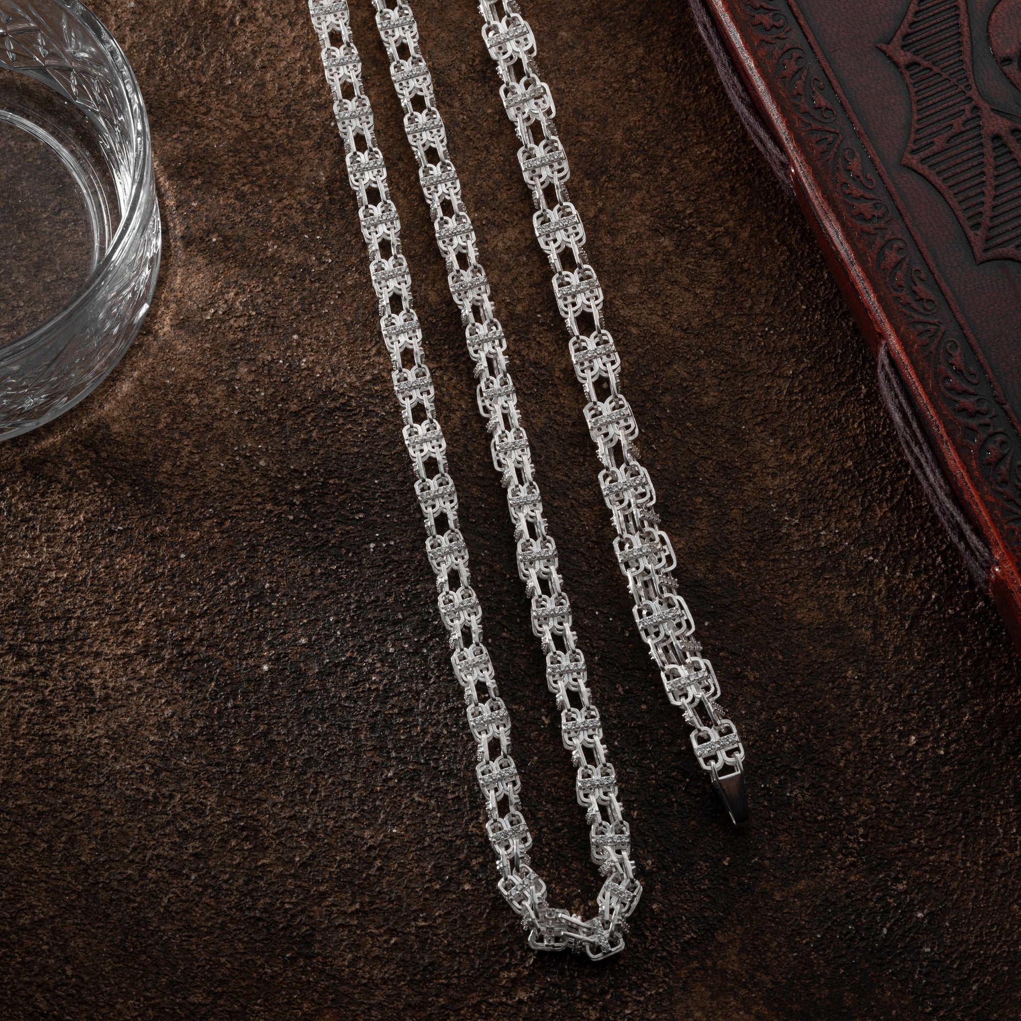 KÄFIGKETTE SET aus 925 Silber - Eleganter Halskette - AURIME