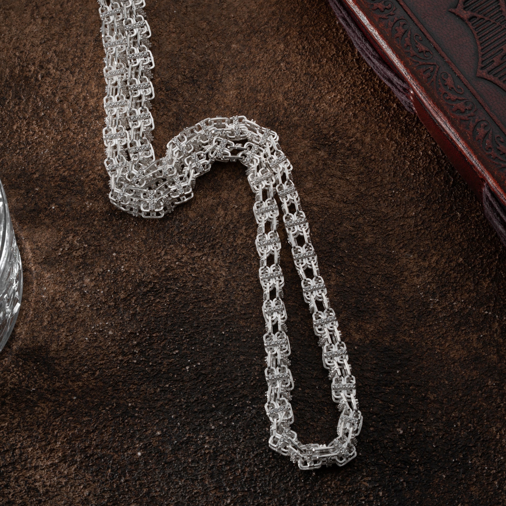 KÄFIGKETTE aus 925 Silber - Eleganter Halskette - AURIME