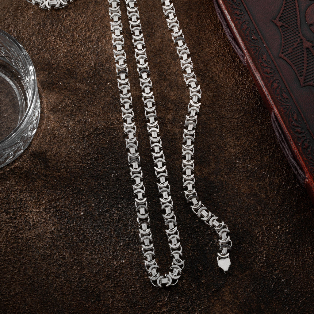 KÖNIGSKETTE FLACH SET | 925 SILBER