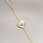 HEART STONE HANDKETTE aus 925 Silber - Eleganter Halskette - AURIME