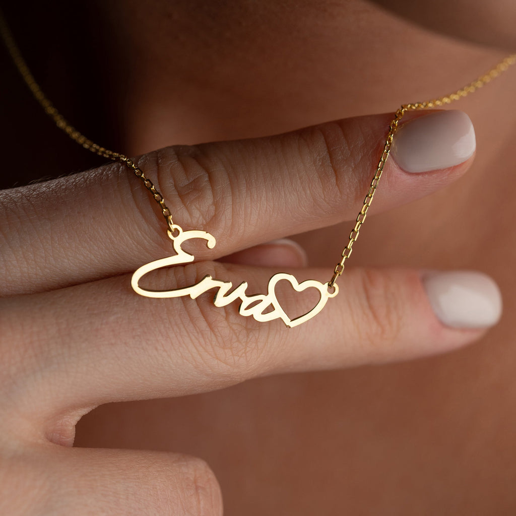 HERZ NAMENSKETTE | 925 SILBER