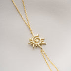 SUN HANDKETTE aus 925 Silber - Eleganter Halskette - AURIME
